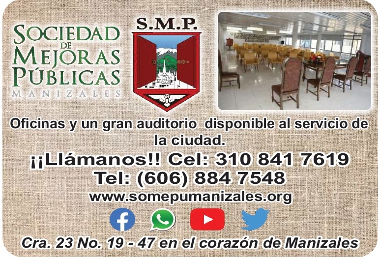 AUDITORIO Y OFICINAS EN LA SOCIEDAD DE MEJORAS PÚBLICAS DE MANIZALES SMP