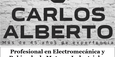 CARLOS ALBERTO. BOBINADO DE MOTORES INDUSTRIALES.